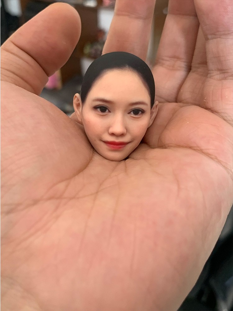 1/6 1/12 Beauty Girl Man Head Sculpt Model For 12" 6" Female Male Figure Body - Picture 106 of 190