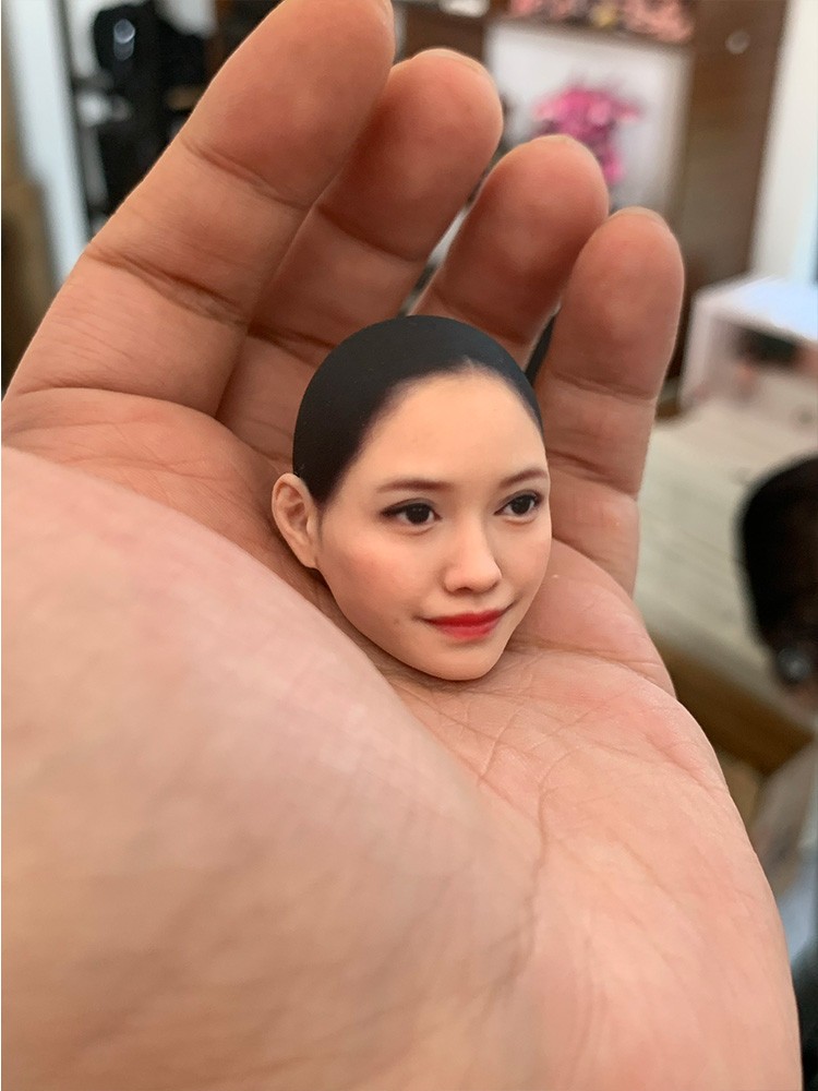 1/6 1/12 Beauty Girl Man Head Sculpt Model For 12" 6" Female Male Figure Body - Picture 107 of 190