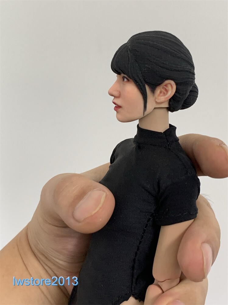 1/6 1/12 Beauty Girl Man Head Sculpt Model For 12" 6" Female Male Figure Body - Picture 127 of 190