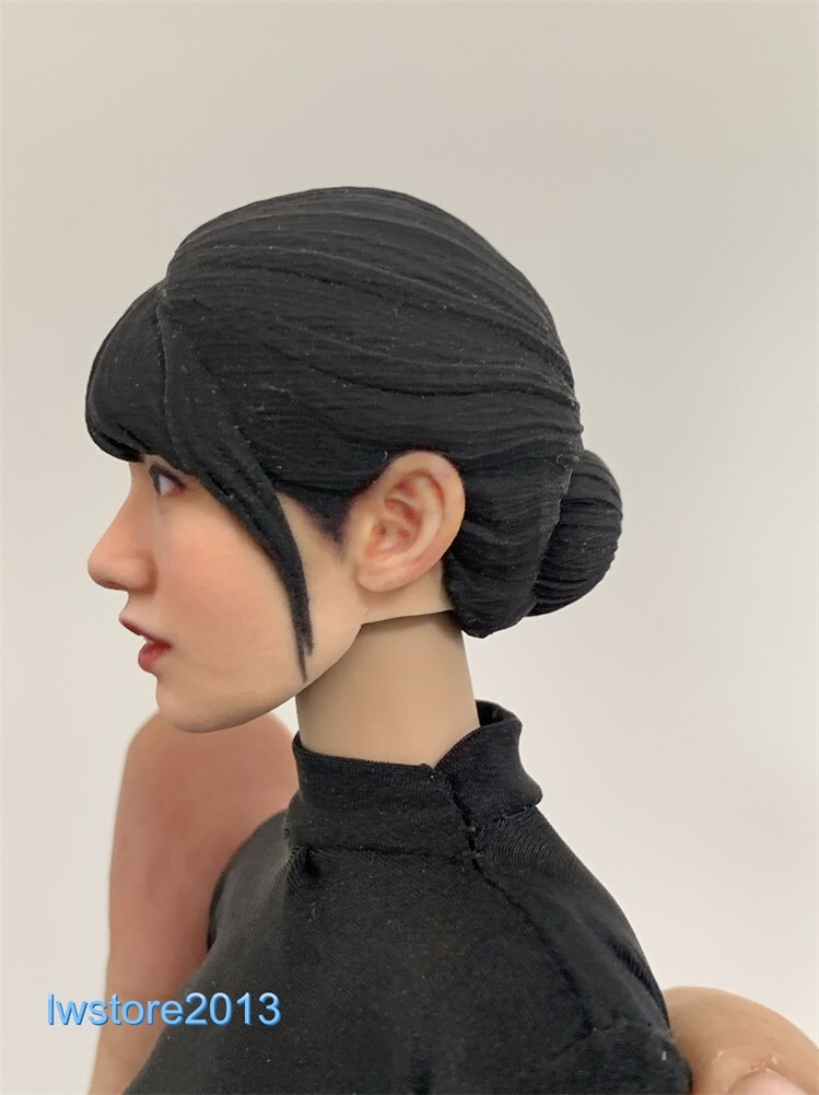 1/6 1/12 Beauty Girl Man Head Sculpt Model For 12" 6" Female Male Figure Body - Picture 130 of 190