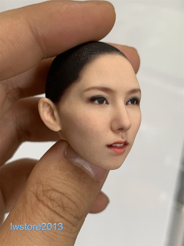 1/6 1/12 Beauty Girl Man Head Sculpt Model For 12" 6" Female Male Figure Body - Picture 134 of 190