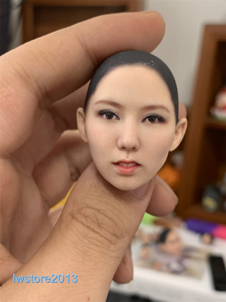 1/6 1/12 Beauty Girl Man Head Sculpt Model For 12" 6" Female Male Figure Body - Picture 138 of 190