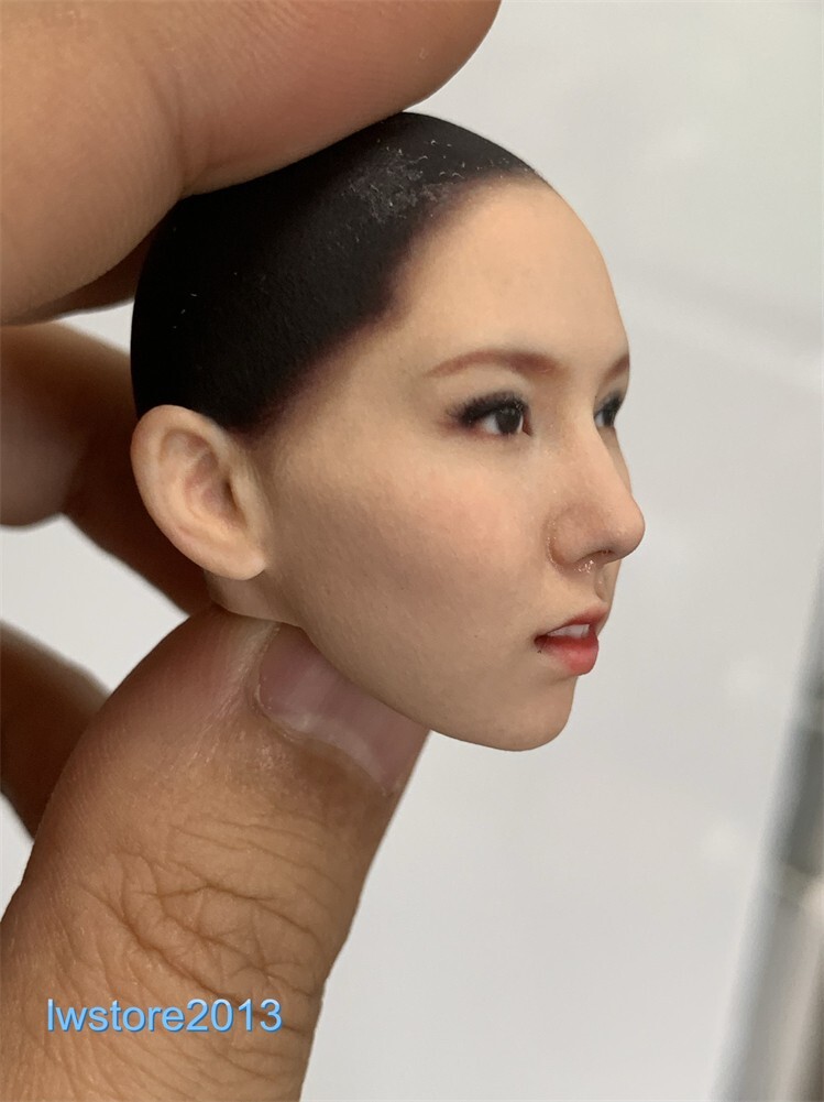 1/6 1/12 Beauty Girl Man Head Sculpt Model For 12" 6" Female Male Figure Body - Picture 139 of 190