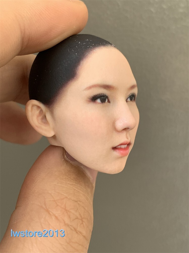 1/6 1/12 Beauty Girl Man Head Sculpt Model For 12" 6" Female Male Figure Body - Picture 140 of 190