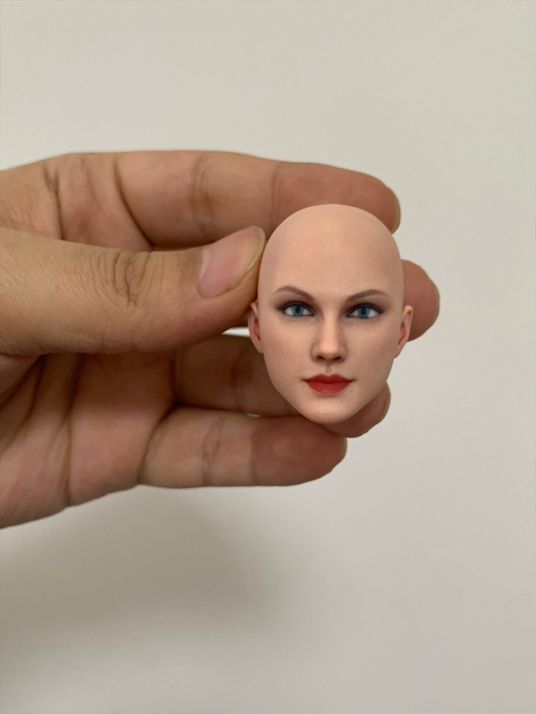 1/6 1/12 Beauty Girl Man Head Sculpt Model For 12" 6" Female Male Figure Body - Picture 141 of 190