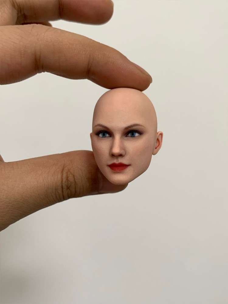 1/6 1/12 Beauty Girl Man Head Sculpt Model For 12" 6" Female Male Figure Body - Picture 142 of 190