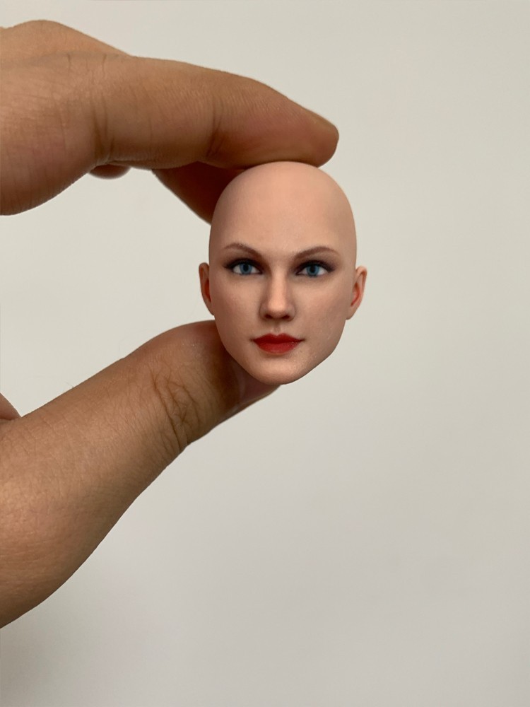 1/6 1/12 Beauty Girl Man Head Sculpt Model For 12" 6" Female Male Figure Body - Picture 148 of 190