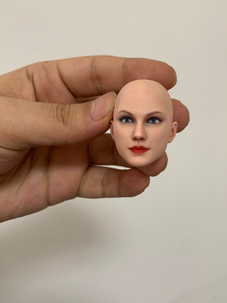 1/6 1/12 Beauty Girl Man Head Sculpt Model For 12" 6" Female Male Figure Body - Picture 149 of 190