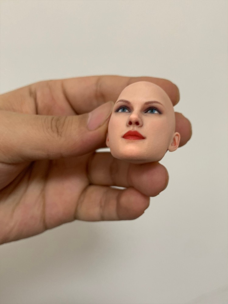1/6 1/12 Beauty Girl Man Head Sculpt Model For 12" 6" Female Male Figure Body - Picture 151 of 190