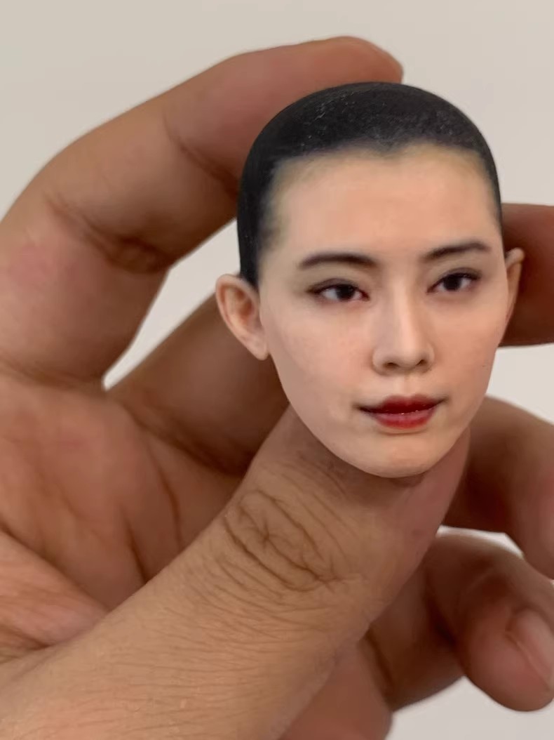 1/6 1/12 Beauty Girl Man Head Sculpt Model For 12" 6" Female Male Figure Body - Picture 158 of 190