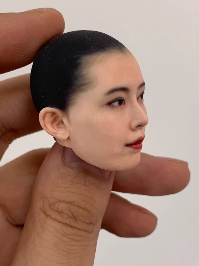 1/6 1/12 Beauty Girl Man Head Sculpt Model For 12" 6" Female Male Figure Body - Picture 160 of 190