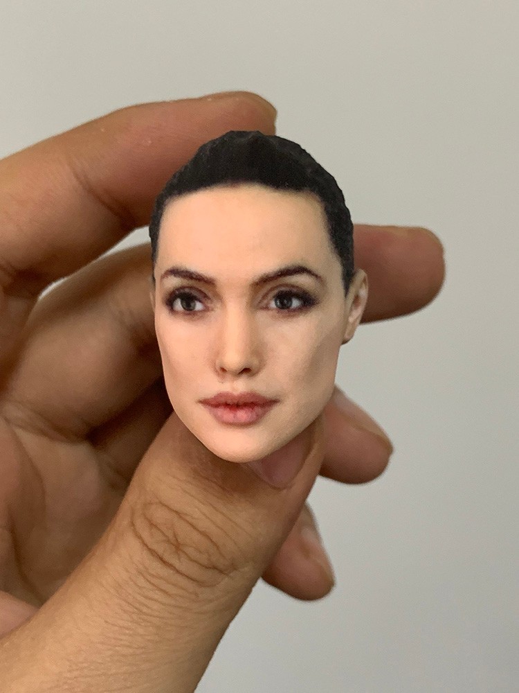 1/6 1/12 Beauty Girl Man Head Sculpt Model For 12" 6" Female Male Figure Body - Picture 161 of 190
