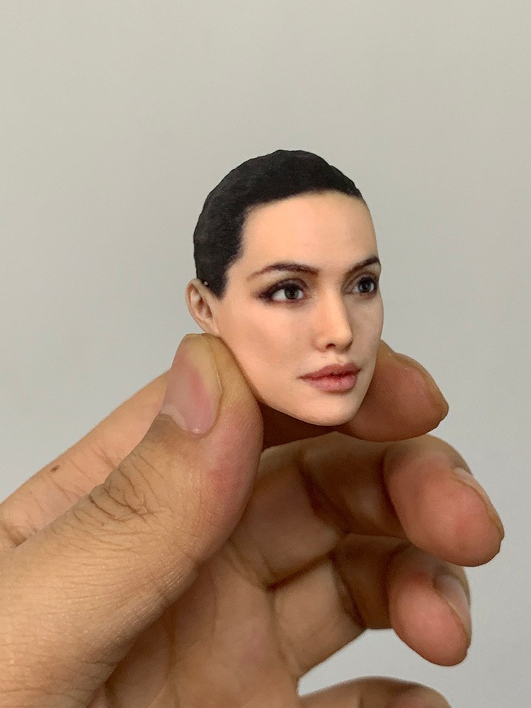 1/6 1/12 Beauty Girl Man Head Sculpt Model For 12" 6" Female Male Figure Body - Picture 162 of 190
