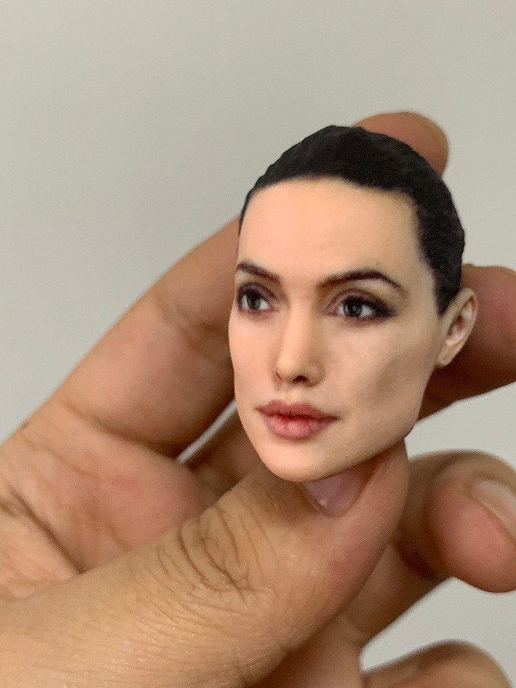1/6 1/12 Beauty Girl Man Head Sculpt Model For 12" 6" Female Male Figure Body - Picture 163 of 190