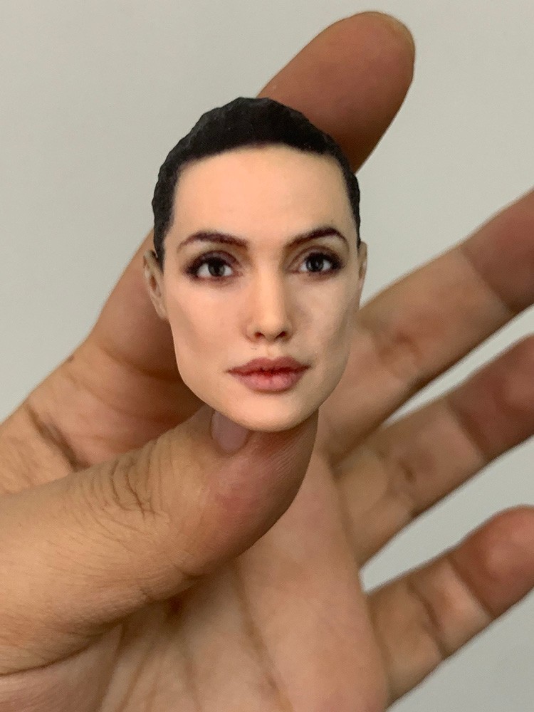 1/6 1/12 Beauty Girl Man Head Sculpt Model For 12" 6" Female Male Figure Body - Picture 164 of 190