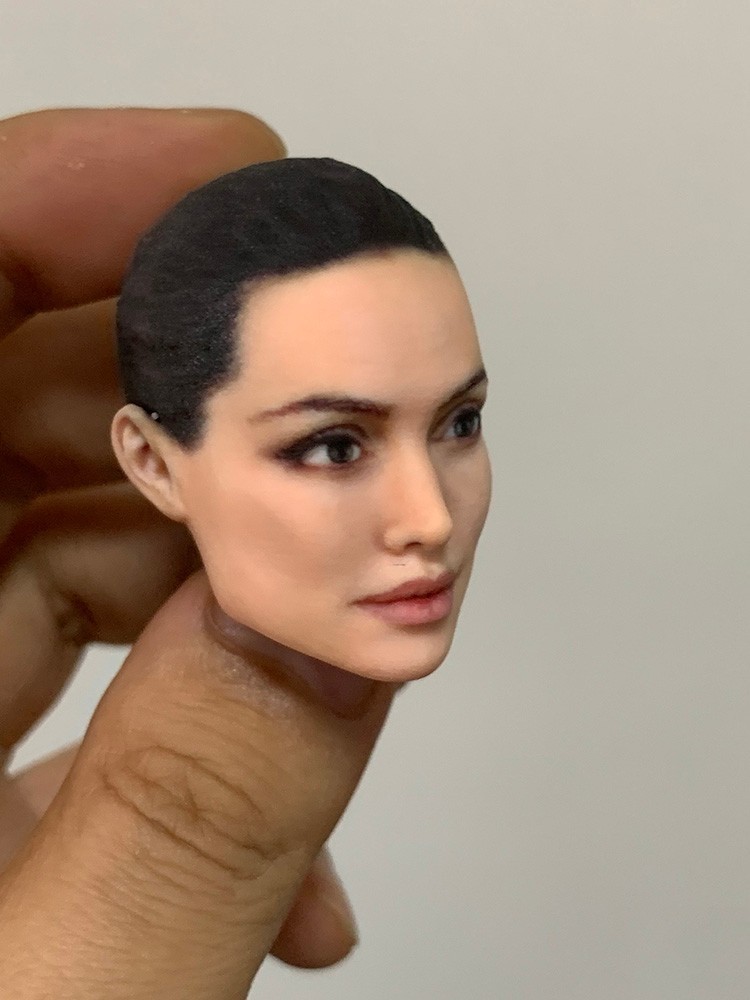 1/6 1/12 Beauty Girl Man Head Sculpt Model For 12" 6" Female Male Figure Body - Picture 165 of 190