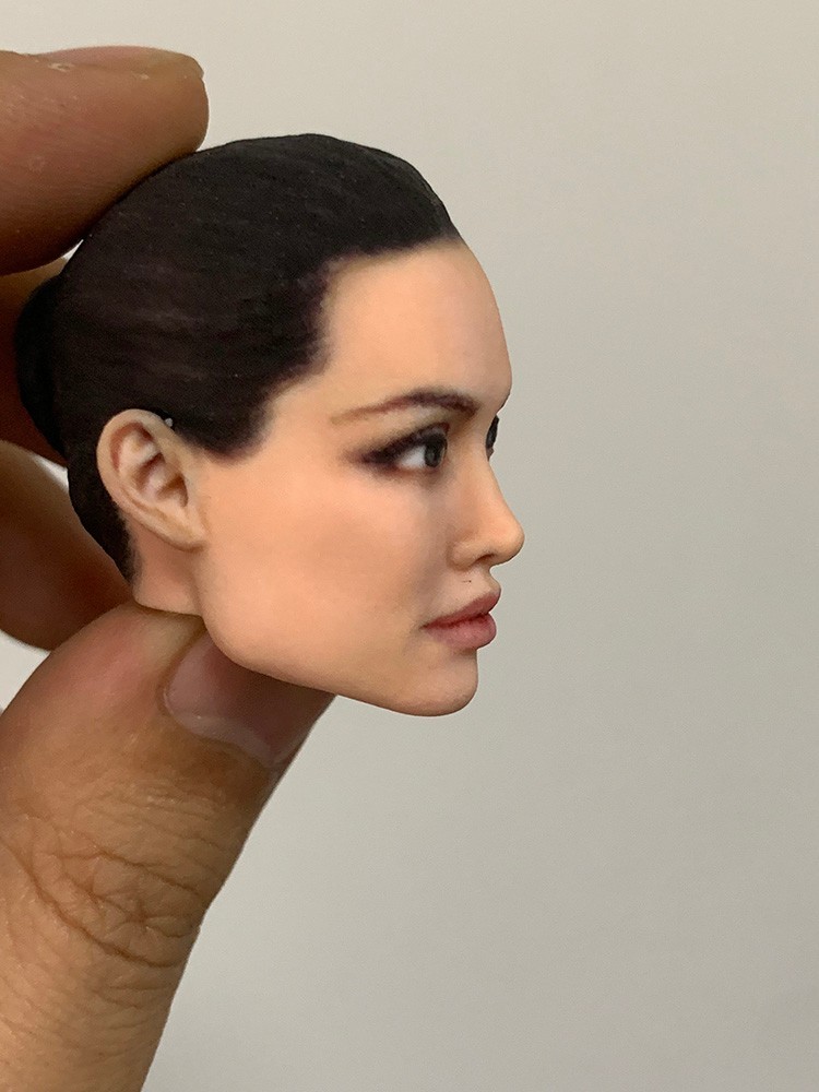 1/6 1/12 Beauty Girl Man Head Sculpt Model For 12" 6" Female Male Figure Body - Picture 166 of 190