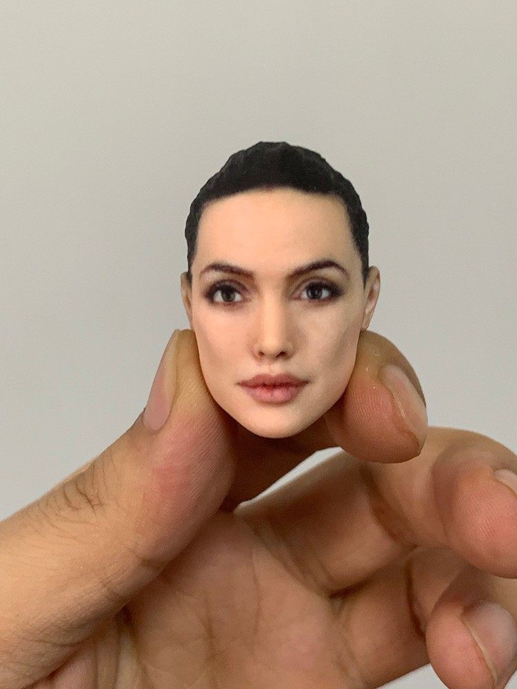 1/6 1/12 Beauty Girl Man Head Sculpt Model For 12" 6" Female Male Figure Body - Picture 167 of 190