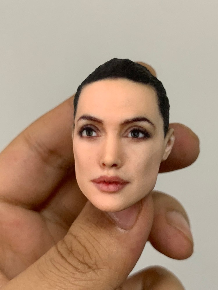 1/6 1/12 Beauty Girl Man Head Sculpt Model For 12" 6" Female Male Figure Body - Picture 169 of 190