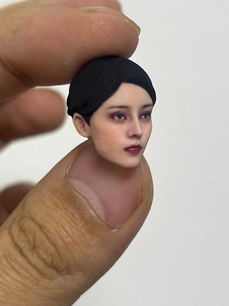 1/6 1/12 Beauty Girl Man Head Sculpt Model For 12" 6" Female Male Figure Body - Picture 190 of 190