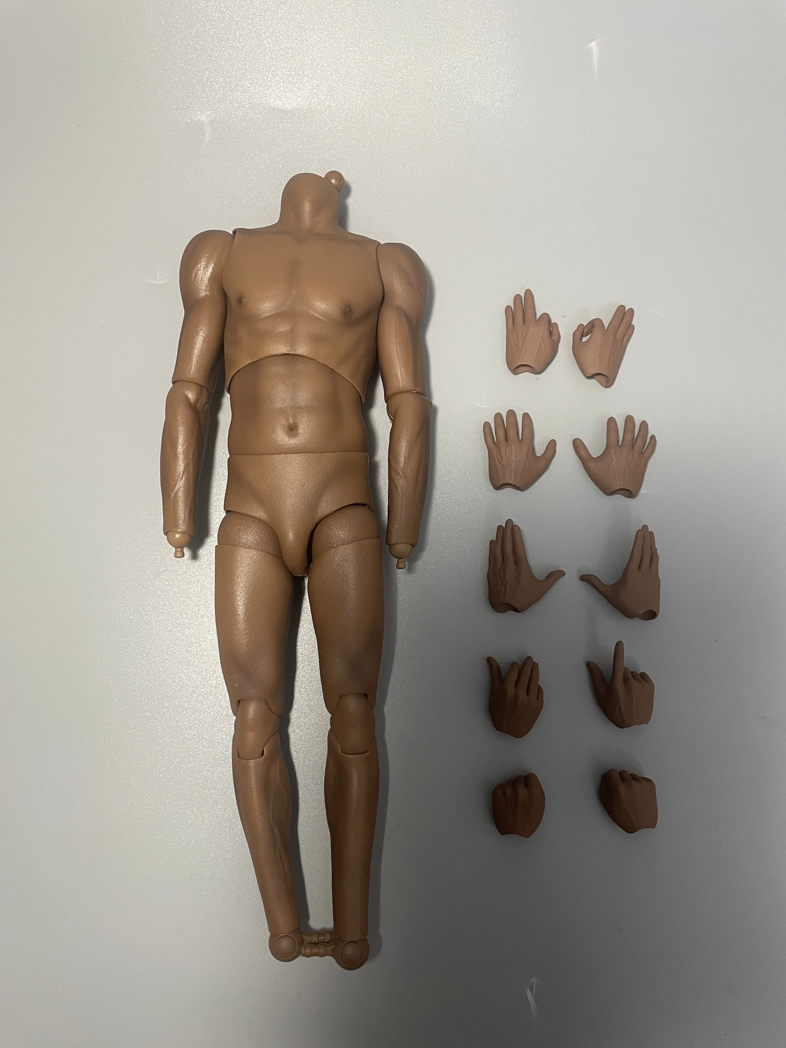 1/6 männlicher Basketballspieler Sport Gelenk Körper Hände starke schwarze Haut 12" Figur - Bild 41 von 55