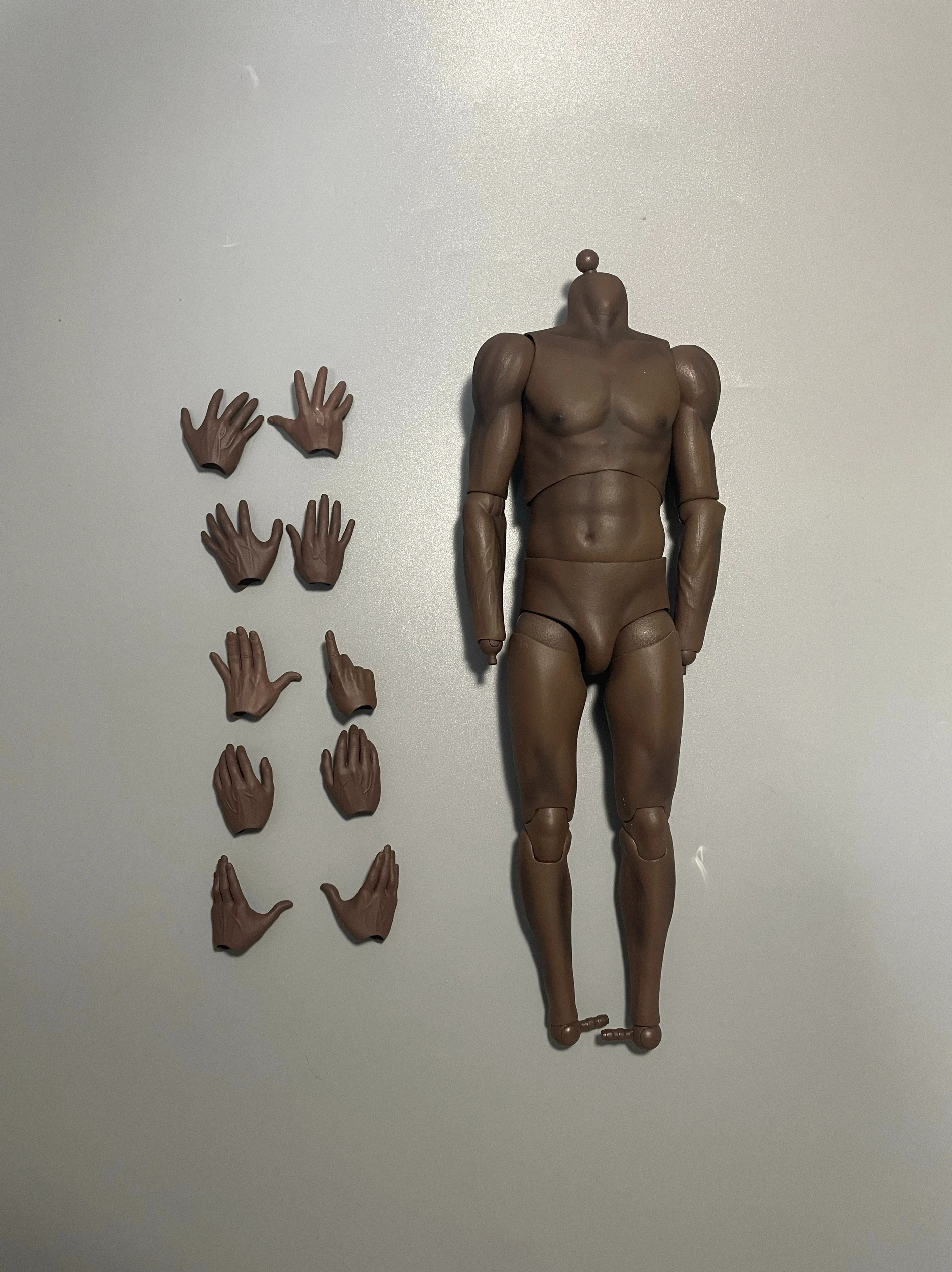 1/6 männlicher Basketballspieler Sport Gelenk Körper Hände starke schwarze Haut 12" Figur - Bild 42 von 55