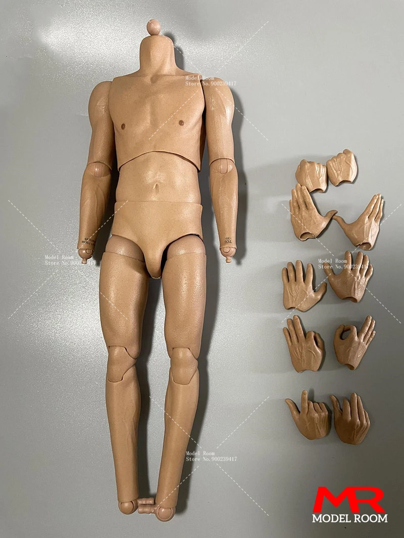 1/6 männlicher Basketballspieler Sport Gelenk Körper Hände starke schwarze Haut 12" Figur - Bild 26 von 55