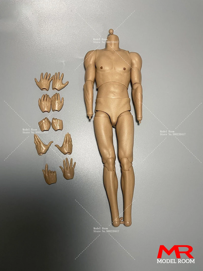 1/6 männlicher Basketballspieler Sport Gelenk Körper Hände starke schwarze Haut 12" Figur - Bild 32 von 55