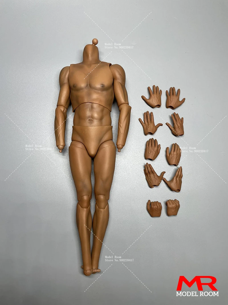 1/6 männlicher Basketballspieler Sport Gelenk Körper Hände starke schwarze Haut 12" Figur - Bild 47 von 55