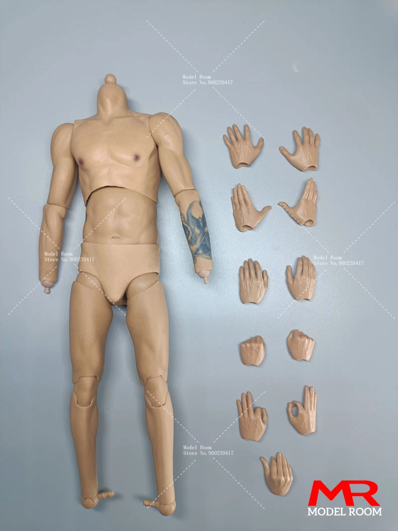 1/6 männlicher Basketballspieler Sport Gelenk Körper Hände starke schwarze Haut 12" Figur - Bild 48 von 55