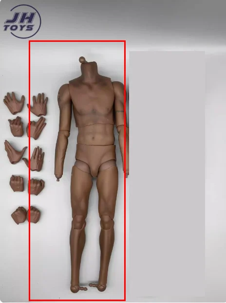 1/6 männlicher Basketballspieler Sport Gelenk Körper Hände starke schwarze Haut 12" Figur - Bild 51 von 55
