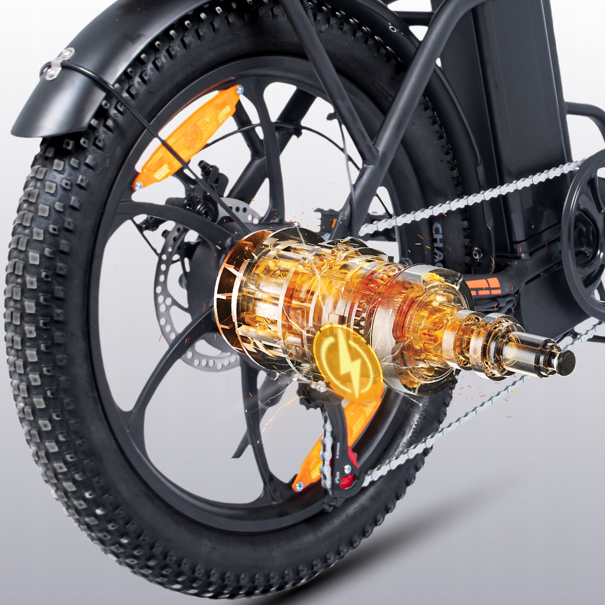 Cheevalry 16AH 100KM Faltbares Elektrofahrrad Damen/Herren 20*3.0" E-Bike EAN (GTIN) 0746121157338
