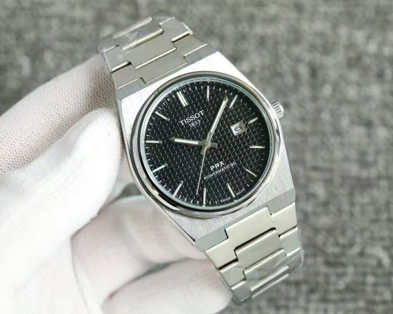 New Tissot Steel Belt PRX SeriesPowermatic 80 Automatic Mens Watch,5 COLORS - Picture 20 of 22