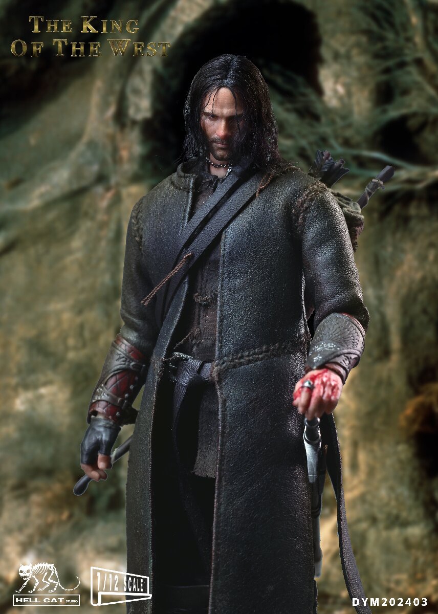 Hellcat Studio 1/12 アラゴルン / ロード・オブ・ザ・リング Hell Cat 1/12 The Lord of the Rings Aragorn Action Figure In Stock