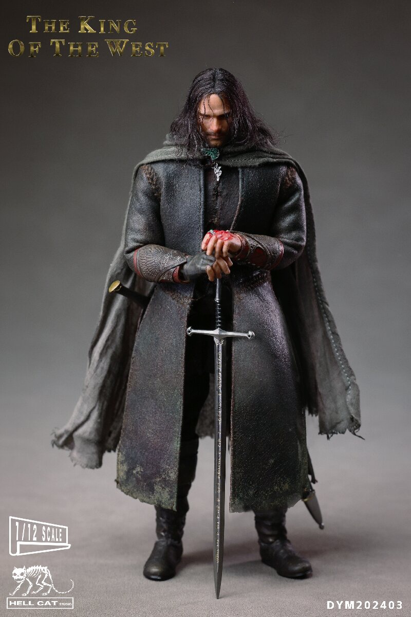Hellcat Studio 1/12 アラゴルン / ロード・オブ・ザ・リング Hell Cat 1/12 The Lord of the Rings Aragorn Action Figure In Stock