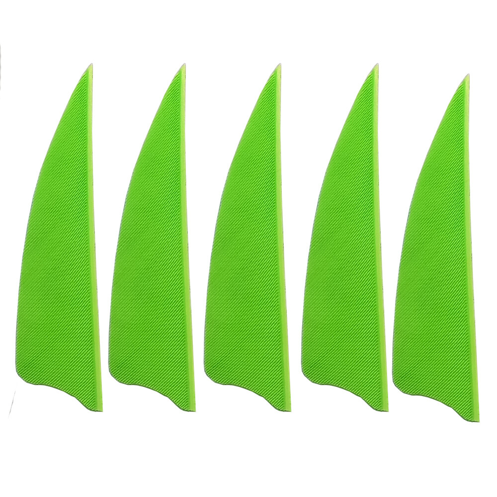 50pcs 3" Arrow Fletches Turkey Natural Feathers RW Left Wing Shield DIY Shaft - Picture 16 of 22