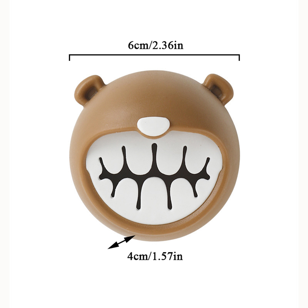 Toallero de montaje en pared sin taladro gancho en forma de oso para baño cocina - Imagen 14 de 15