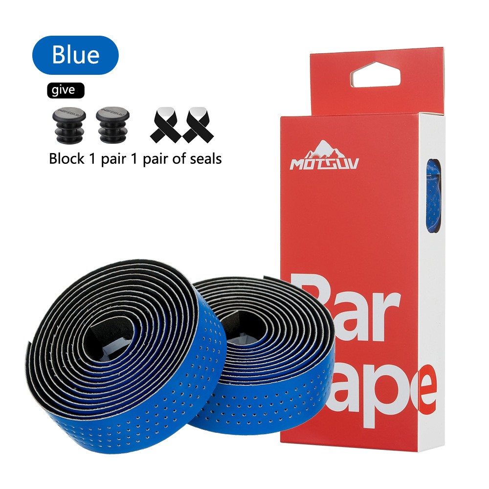 Fahrrad Lenkerband Rennrad PU Leder Perforierter Gürtel Atmungsaktiv Weich - Picture 19 of 19