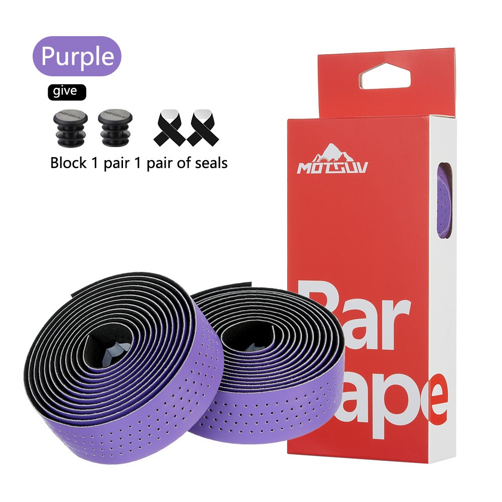 Fahrrad Lenkerband Rennrad PU Leder Perforierter Gürtel Atmungsaktiv Weich - Picture 18 of 19