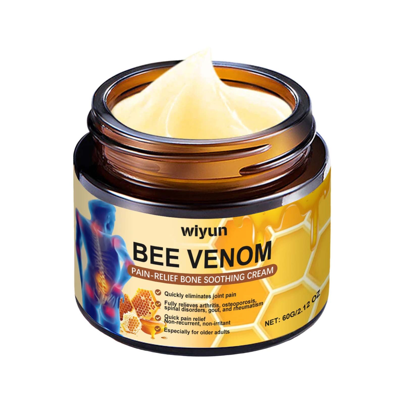Bee Venom Pain Cream For Joint Bone Healing Arthritis Pain Relief Care Cream 60g