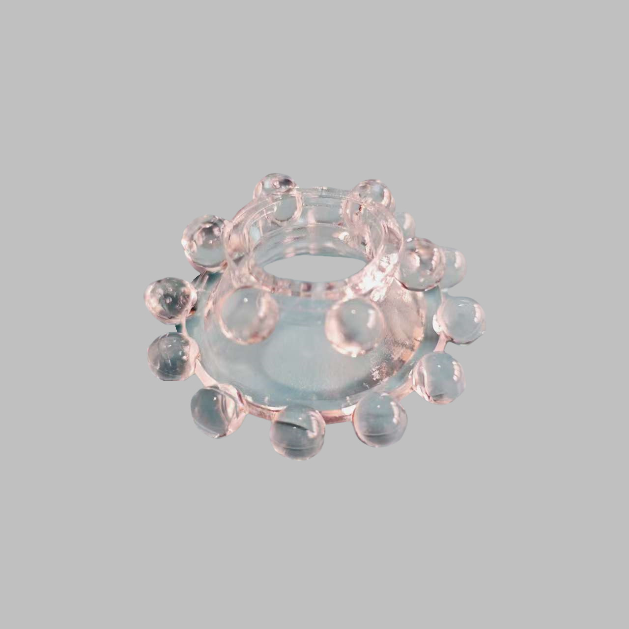1Pc Male and Female Shared Ring Adult Sex Toy External Hanging Bead Lock Ring