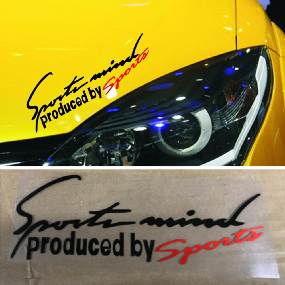 Car Auto Racing SUV Sports Mind Decal Stickers Reflective Vinyl Graphic Sticker