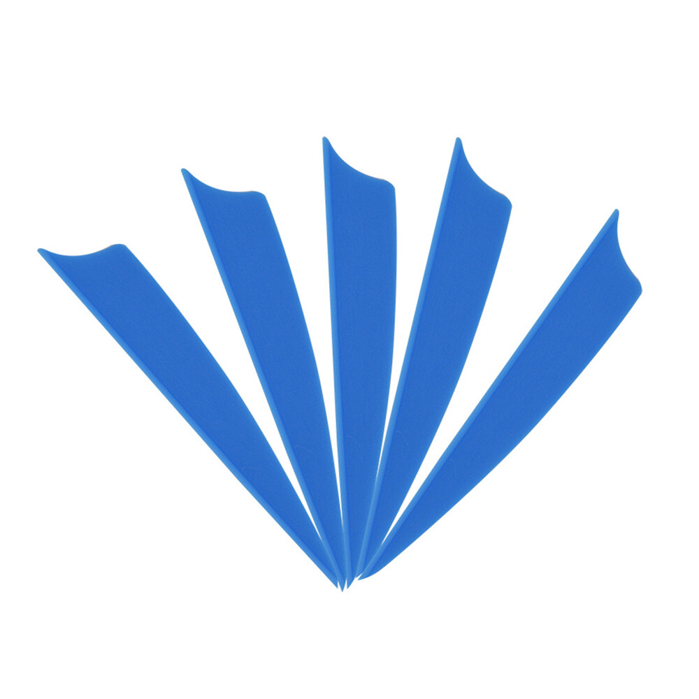 50pcs Archery Arrow Feather Rubber Vanes 3" Fletching Arrow Shaft DIY Hunting - Picture 13 of 19