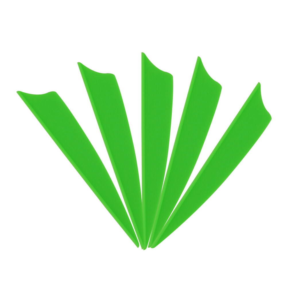 50pcs Archery Arrow Feather Rubber Vanes 3" Fletching Arrow Shaft DIY Hunting - Picture 15 of 19