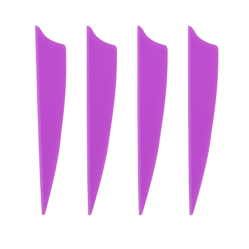 50pcs Archery Arrow Feather Rubber Vanes 3" Fletching Arrow Shaft DIY Hunting - Picture 18 of 19