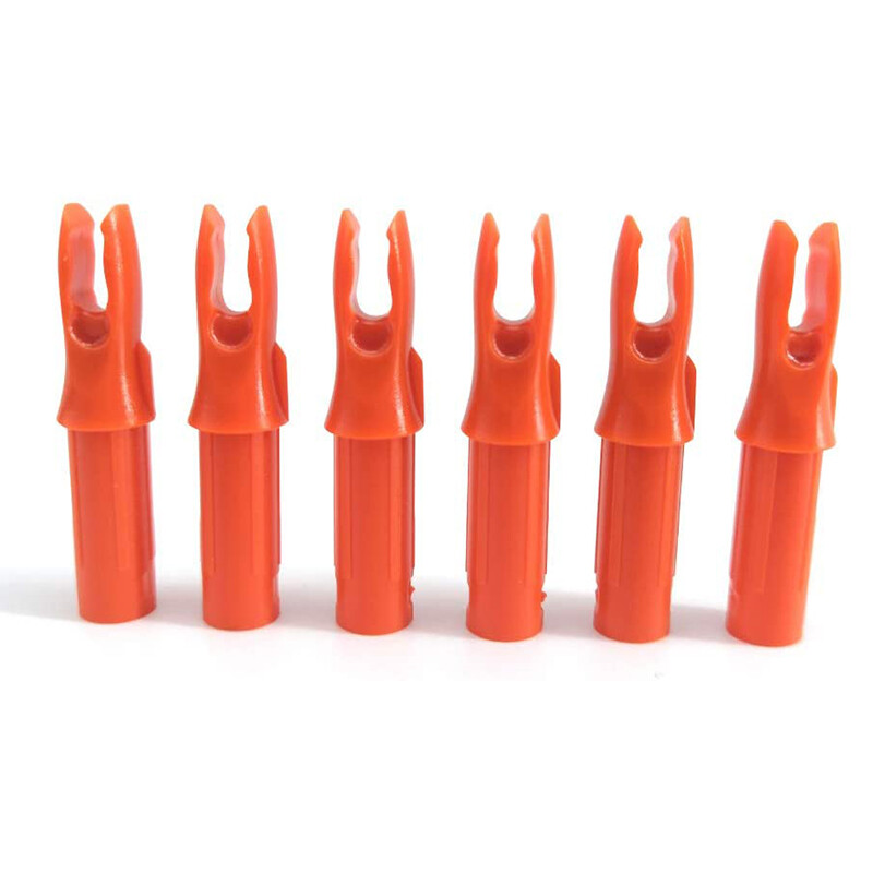 60pcs Arrow Nocks ID6.2mm Insert Tails Plastic Archery Arrow Shaft Bow Hunt DIY - Picture 11 of 22