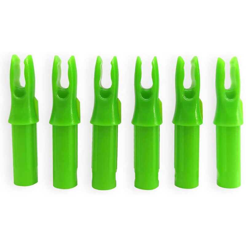 60pcs Arrow Nocks ID6.2mm Insert Tails Plastic Archery Arrow Shaft Bow Hunt DIY - Picture 14 of 22