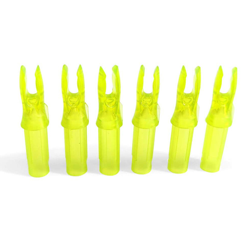60pcs Arrow Nocks ID6.2mm Insert Tails Plastic Archery Arrow Shaft Bow Hunt DIY - Picture 17 of 22