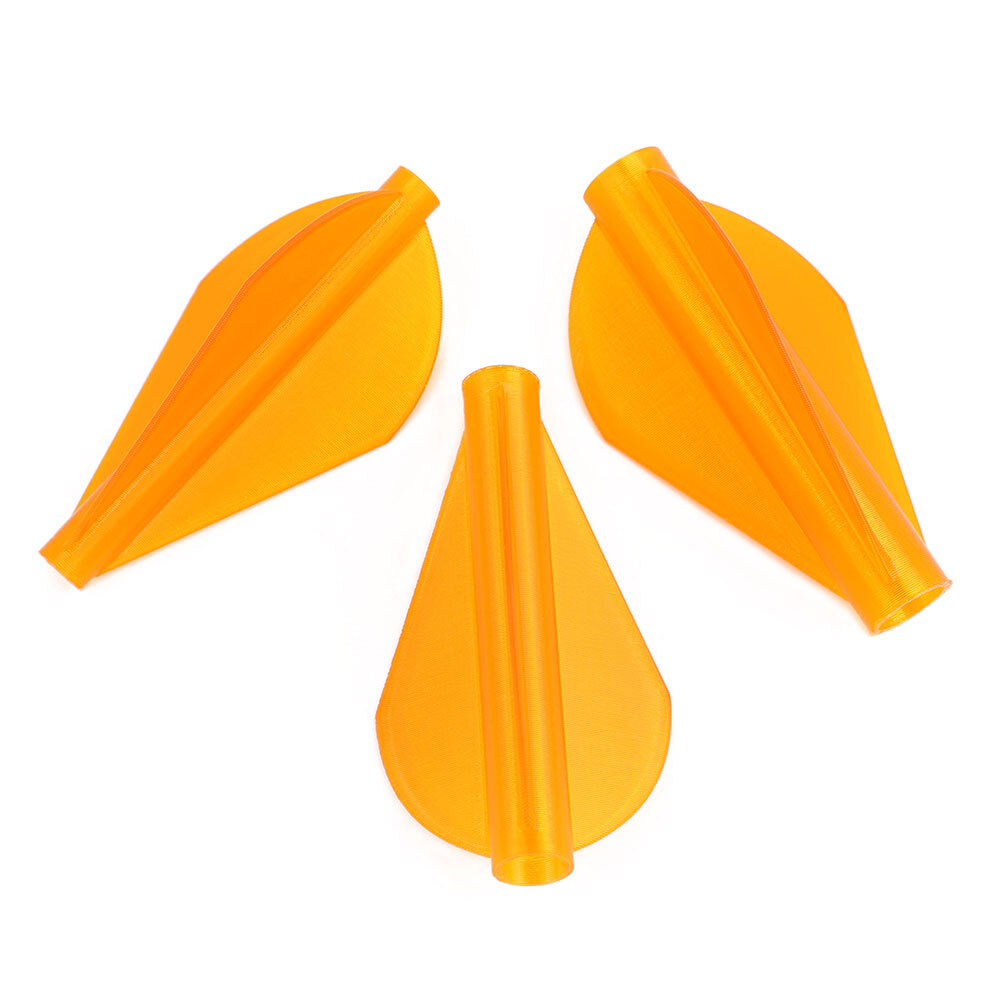 6X 1.75" Archery Arrow Vanes OnePiece Fletches Conjoined Shaft DIY Archery Shoot - Picture 19 of 25