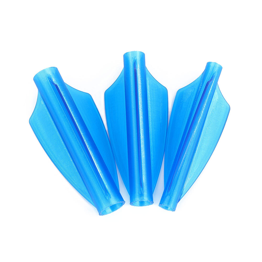 6X 1.75" Archery Arrow Vanes OnePiece Fletches Conjoined Shaft DIY Archery Shoot - Picture 20 of 25